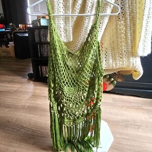 Macrame Fringe Cover-up